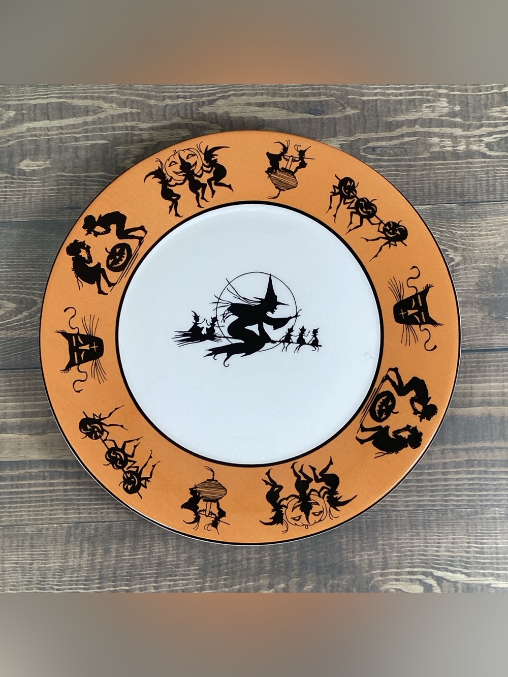 Hobgoblins Bruce Elsass Collection by Bethany Lowe Halloween 8” Plate Witch